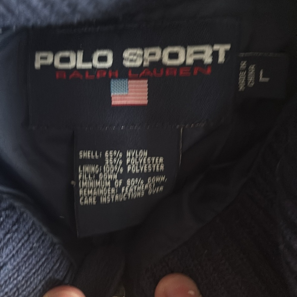 Polo navy puffer jacket - Picture 3 of 3